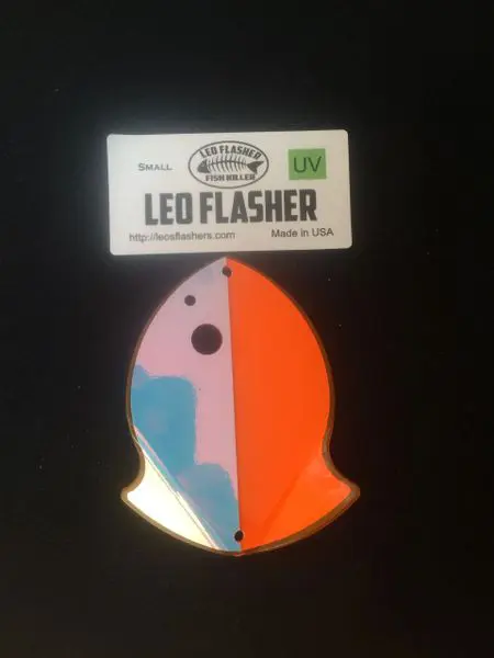 A colorful Leo Flasher device with a unique design.